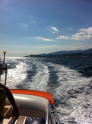 boat and agriturismo